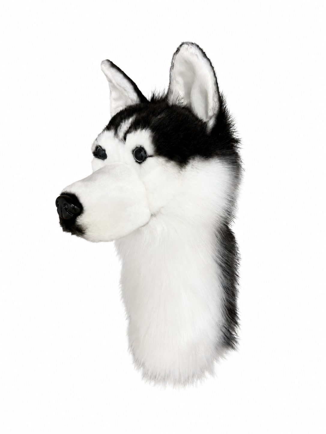 Siberian Husky Golf Head Cover | Plush Dog Driver Cover | Custom Color Option