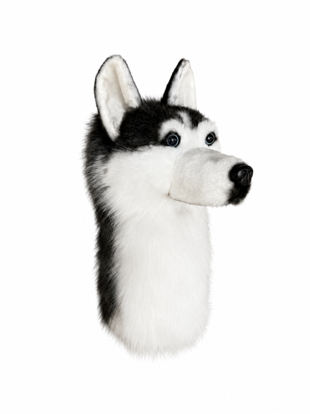 Siberian Husky Golf Head Cover | Plush Dog Driver Cover | Custom Color Option