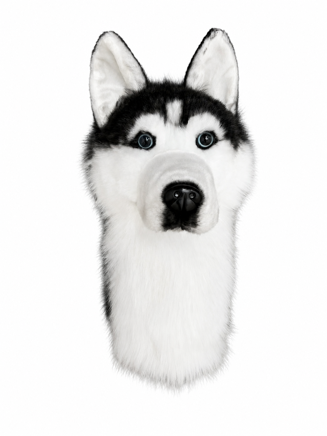 Siberian Husky Golf Head Cover | Plush Dog Driver Cover | Custom Color Option