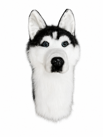 Siberian Husky Golf Head Cover | Plush Dog Driver Cover | Custom Color Option