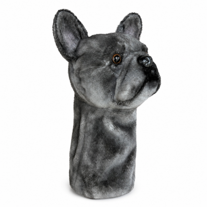 French Bulldog Golf Driver Headcover, Plush Dog Club Cover for No.1 Wood