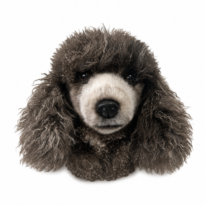 Gray Poodle Golf Driver Headcover, Plush Dog Club Cover for No.1 Wood