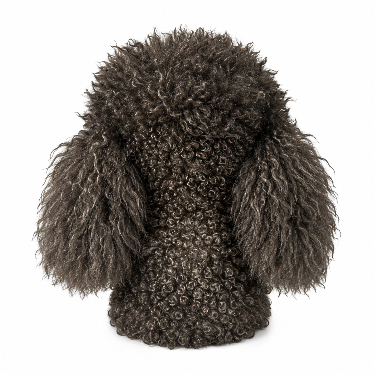 Gray Poodle Golf Driver Headcover, Plush Dog Club Cover for No.1 Wood