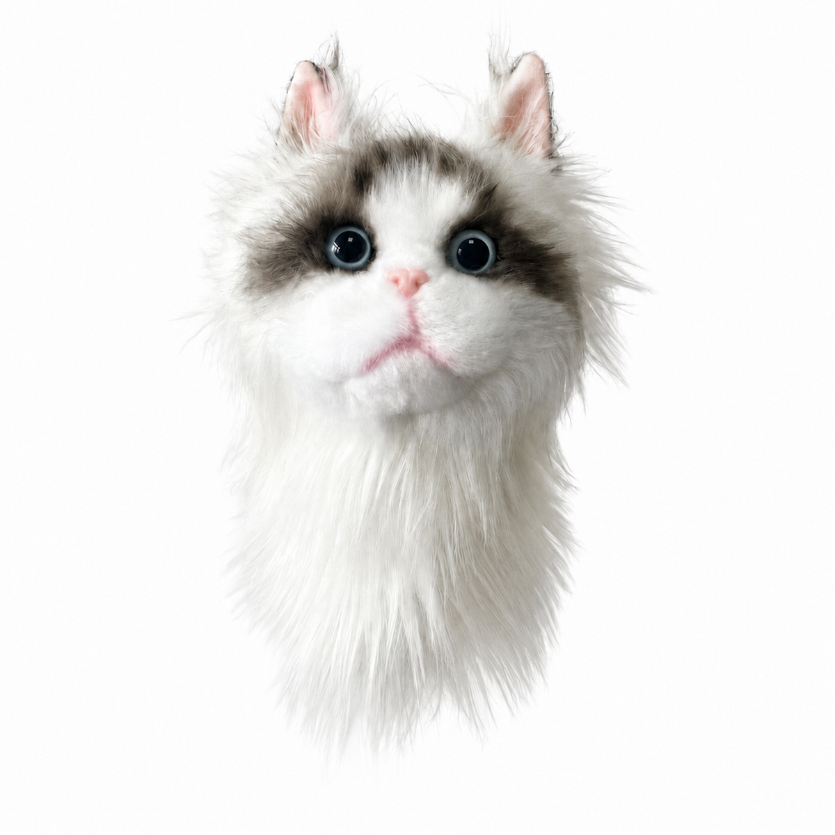 Ragdoll Cat Golf Head Cover | Realistic Plush Driver Cover | Custom Color Option