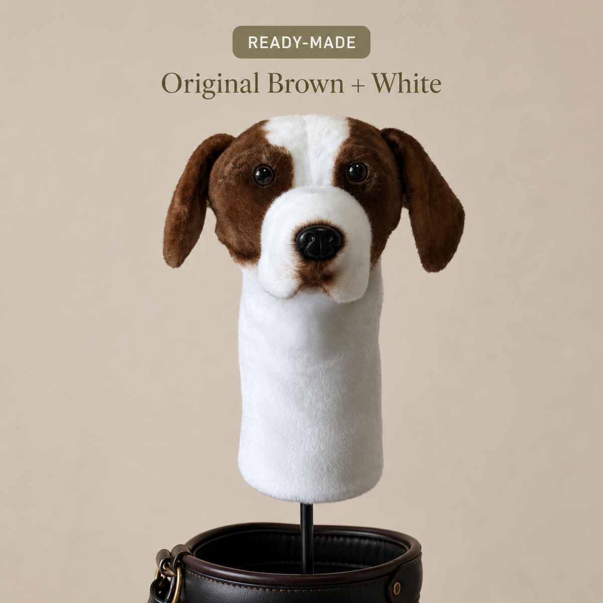 Beagle Golf Driver Headcover – Plush Dog Golf Club Cover