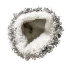 Gray Poodle Golf Driver Head Cover | Realistic Faux Fur Dog Club Cover