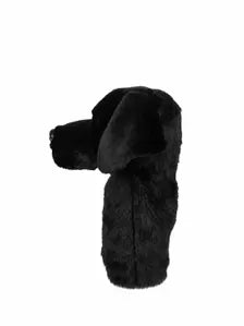 Black Labrador Retriever Golf Headcover | Plush Driver Cover (Handmade)