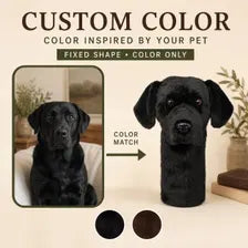 Black Labrador Retriever Golf Headcover | Plush Driver Cover (Handmade)