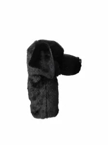 Black Labrador Retriever Golf Headcover | Plush Driver Cover (Handmade)