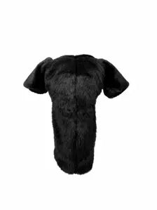 Black Labrador Retriever Golf Headcover | Plush Driver Cover (Handmade)